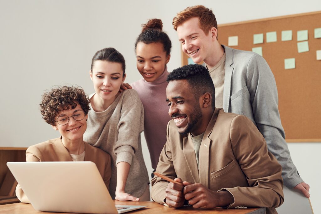 People Looking On Laptop